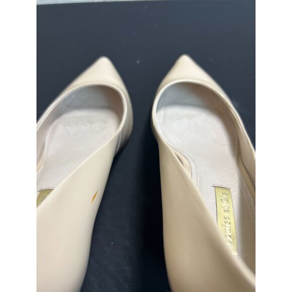 Louise Et Cie Lo-Jordyna 9.5M Nude Odessa Pointed Toe Patent Leather Pumps - Picture 12 of 16